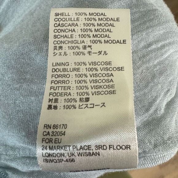 Free People Women's L Smocked Waist Ruffle Tier Maxi Skirt Multi Floral Prairie - Picture 9 of 9